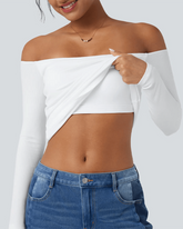 Built-in Bra Ribbed Knit Top